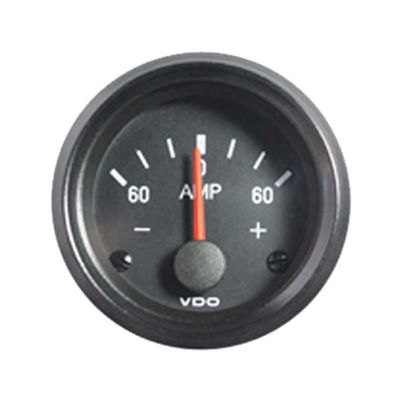 VDO Cockpit International Ammeter gauge 52mm 60A